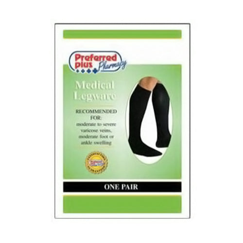 Preferred Plus Medical Legware 20-30 F/S Mens Socks Extra Large - 1 Pair